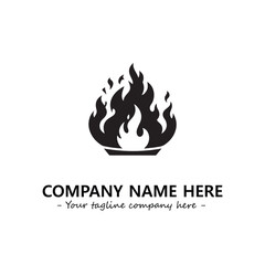 Fire Logo Company Design Illustration Vector Graphic Image