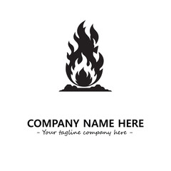 Fire Logo Company Design Illustration Vector Graphic Image