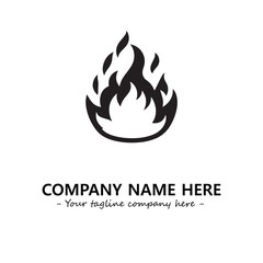 Fire Logo Company Design Illustration Vector Graphic Image