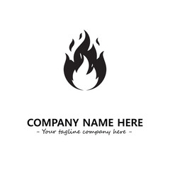 Fire Logo Company Design Illustration Vector Graphic Image