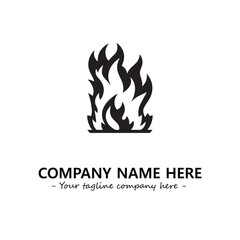 Fire Logo Company Design Illustration Vector Graphic Image
