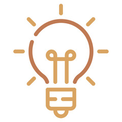 Fototapeta premium Light Bulb Icon