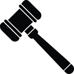 court gavel icon vector illustration