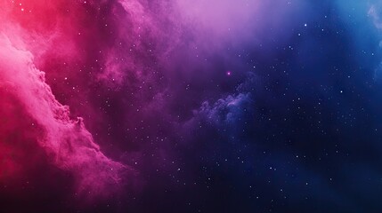 Fototapeta premium Deep space nebulae with vibrant colors and scattered stars.