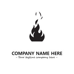Fire Logo Company Design Illustration Vector Graphic Image