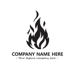 Fire Logo Company Design Illustration Vector Graphic Image