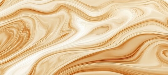 Obraz premium Swirling beige and brown abstract