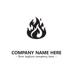 Fire Logo Company Design Illustration Vector Graphic Image