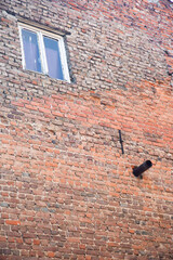 Abstract red brick wall 