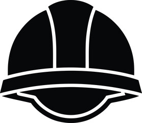 hard hat helmet icon vector illustration