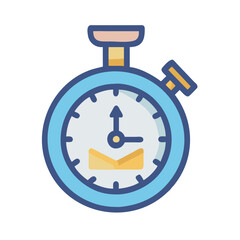 Stopwatch with email icon representing limited time offer promotion