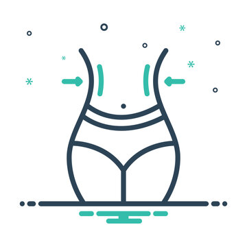 Mix icon for slimming