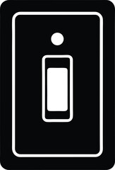 light switch toggle icon vector illustration