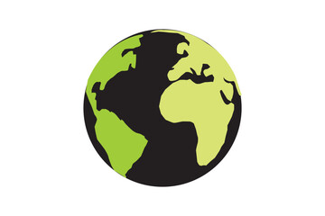 Globe icons set. Planet earth symbol collection. World planet earth icon line and flat style - stock vector.