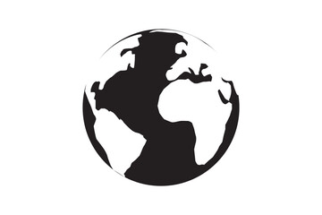 Globe icons set. Planet earth symbol collection. World planet earth icon line and flat style - stock vector.