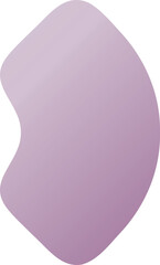 Purple Glow Elements – Glossy Abstract Shapes with Soft Gradient and Light Reflection