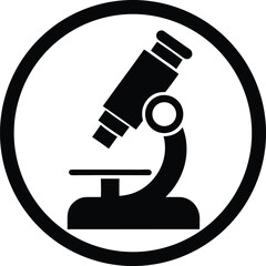 microscope lens icon vector illustration