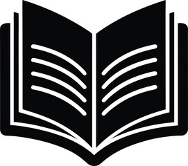 open book reading icon vector illustration
