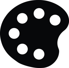 palette icon vector illustration