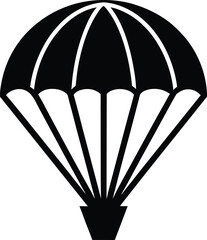 parachute jump icon vector illustration