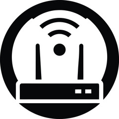 router wifi icon vector illustration