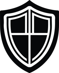 shield law icon vector illustration