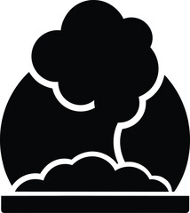 smoke rising icon vector illustration