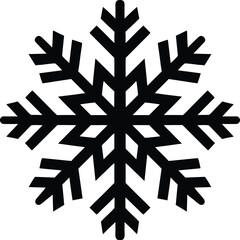 snowflake winter icon vector illustration