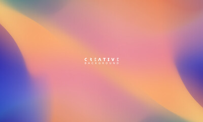 Abstract Dynamic Gradient Background. Colorful Fluid Color Gradient. Design Template For ads, Banner, Poster, Cover, Web, Brochure, Wallpaper, and flyer. Vector