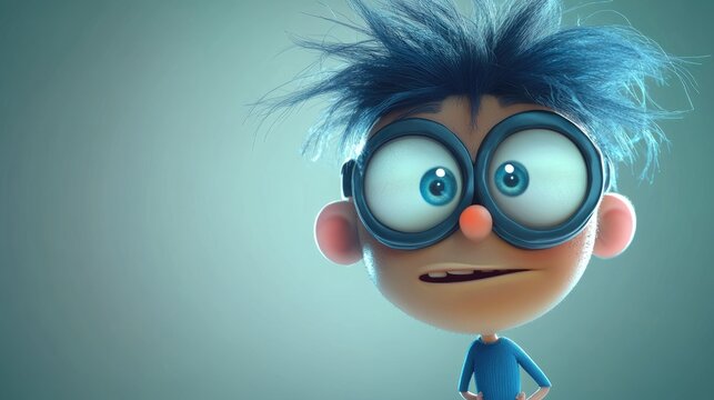 Cartoon Character Looking Quizzical. A Fun Image For A Range Of Uses.