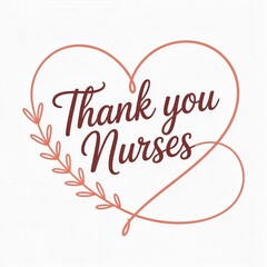 Heartfelt thank you message for nurses.