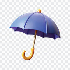 Umbrella Icon Render   Rain Protection PNG   Weather Safety Illustration © image stock