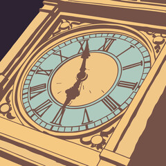 Obraz premium old clock in prague