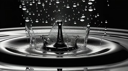 water drop splash