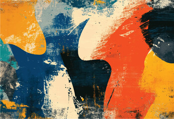 Abstract background colored grunge texture watercolor stylization of chaotic brush strokes grunge background with colorful paint splashes