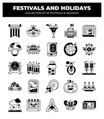 Collection of 25 Festivals and Holidays. A Diverse Celebration of Culture and Traditions
