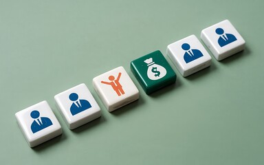 Obraz premium Achieving Financial Success Strategies for Employee Wealth and Business Growth