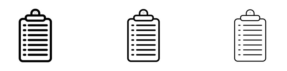 Summary icons. modern minimalist symbol outline vector flat style