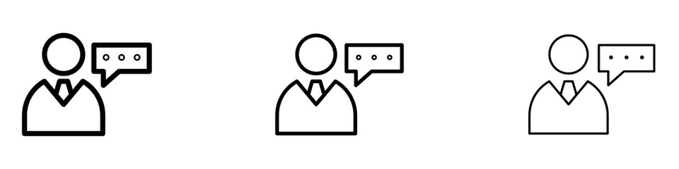 Consulting icons. modern minimalist symbol outline vector flat style