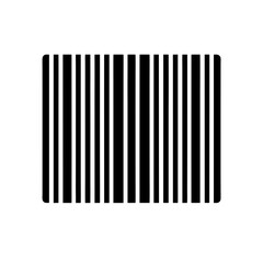 Barcode Scan Stencil Icon Vector Illustration for Retail Projects