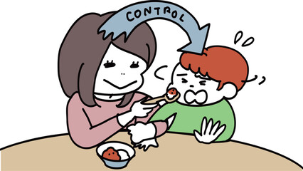 子供をコントロールする親