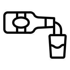 beer Line Icon