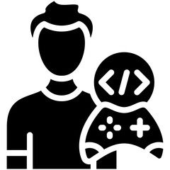 Game Developer Male Icon