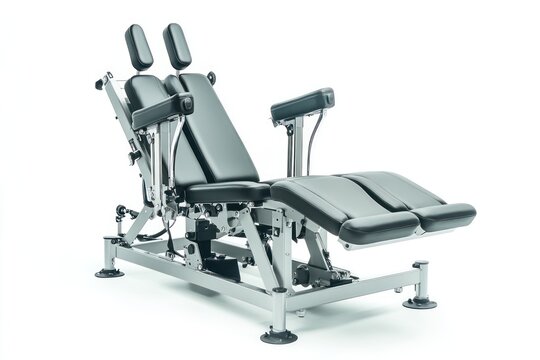 hip abduction and adduction machine isolate on white background