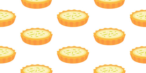 desserts, pastries and cake illustration pattern. Cake Seamless Pattern background. pie pattern background. 