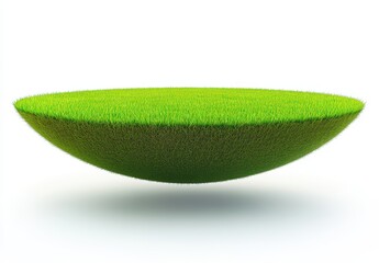 Floating grassy disc