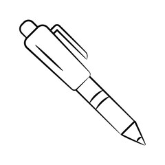 A handy drawing style icon of ballpoint, ready for premium use