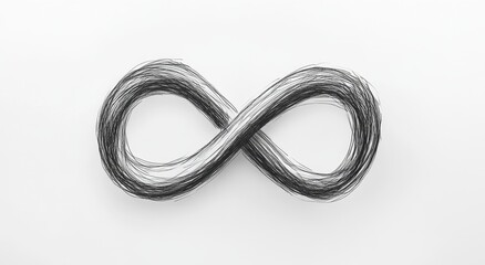 Infinity symbol, hand-drawn sketch