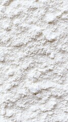 White Powder Texture Close Up Overhead Shot, Baking Ingredient, Cosmetic, Pharmaceutical, or Chemical Substance