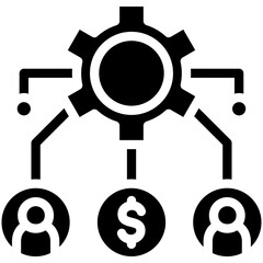 Resource Allocation Icon